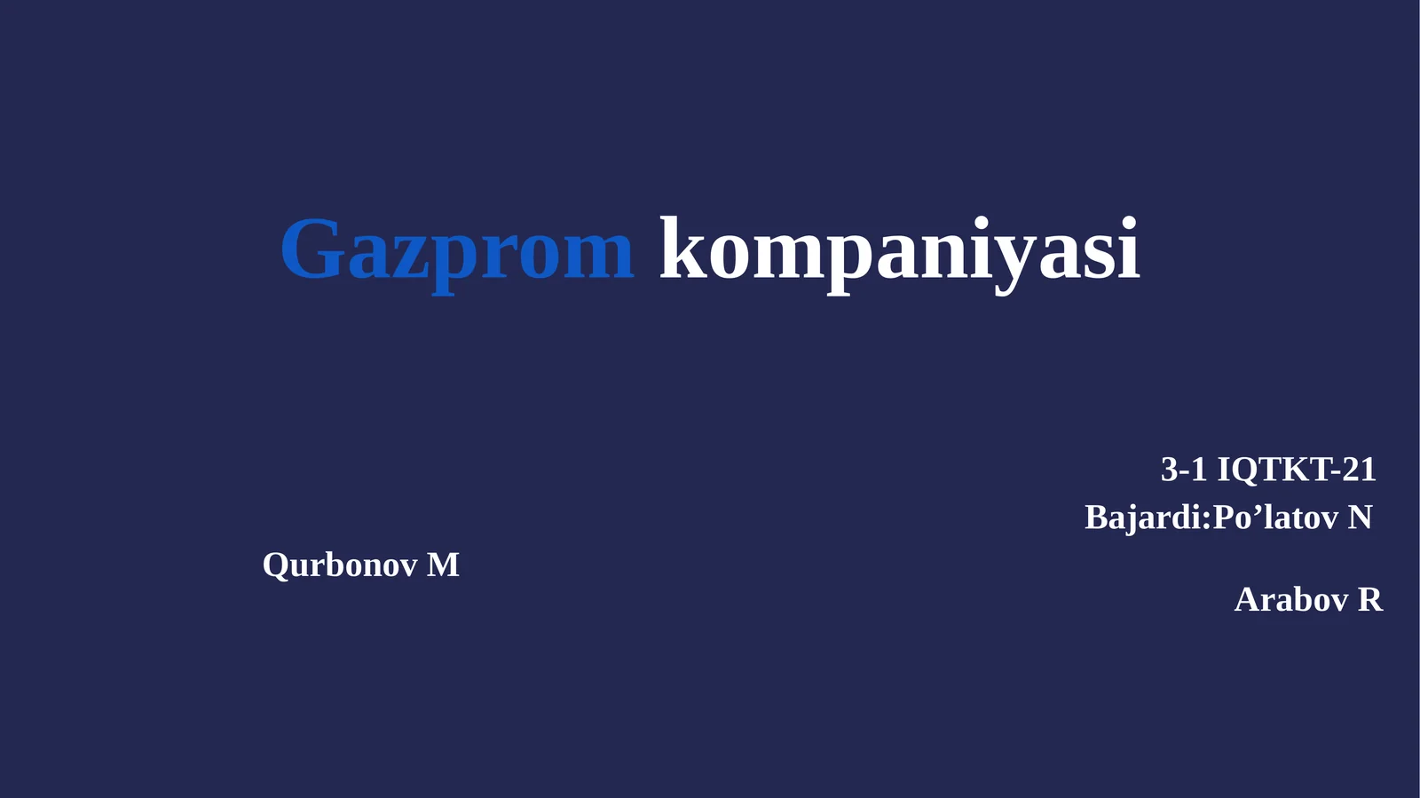 Gazpromkompaniyasi