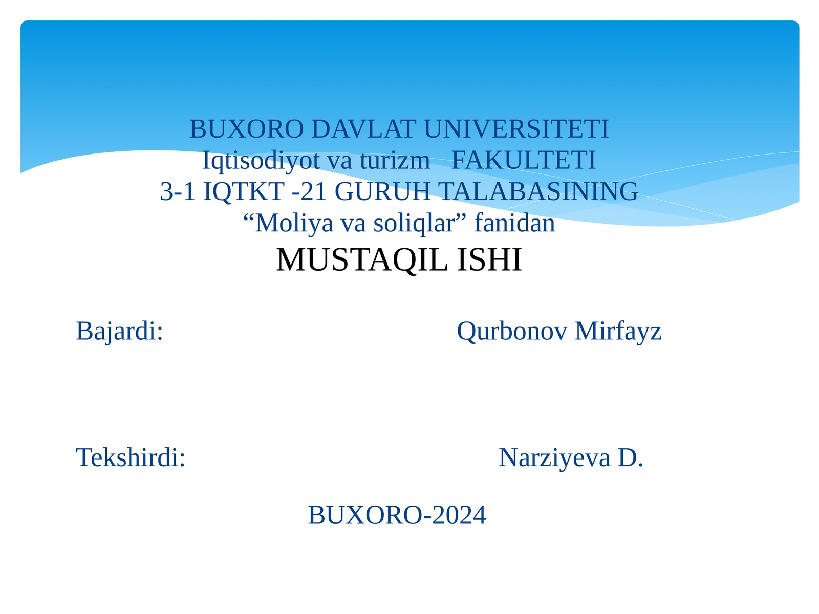 Tojikistonmoliyavasoliqsiyosati